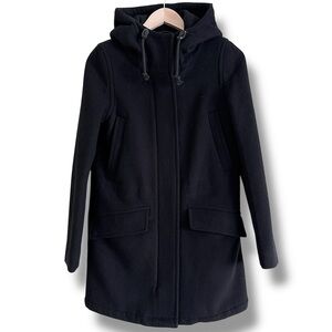 Aritzia Wilfred Free Wool Cashmere Coat Black